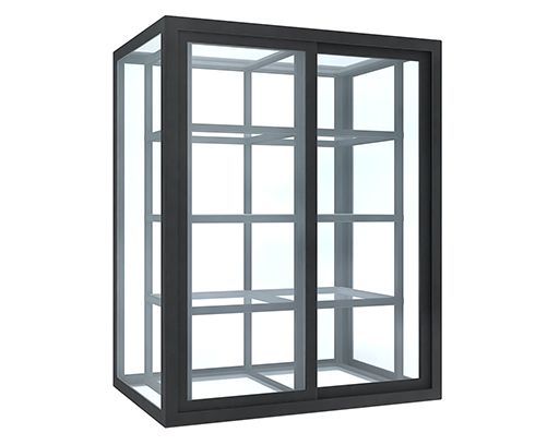 雙門陳列柜 尺寸:1200x800x1500mm